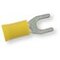 Cosse à fourche pré-isolée 3507 jaune, Ø 5,3, 2,5-6 mm²
